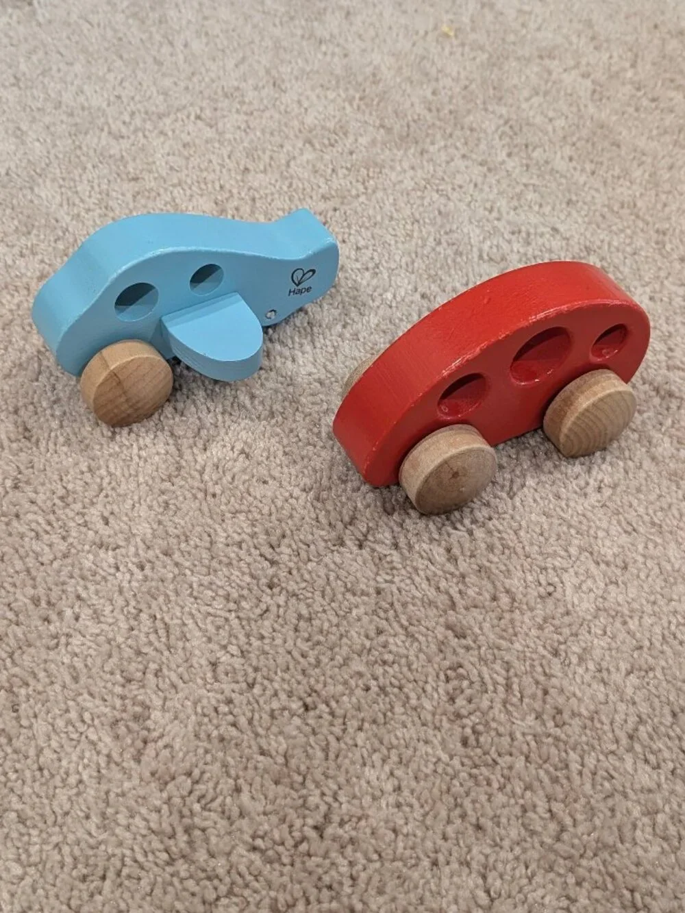 Hape Wooden Airplane and Car set
